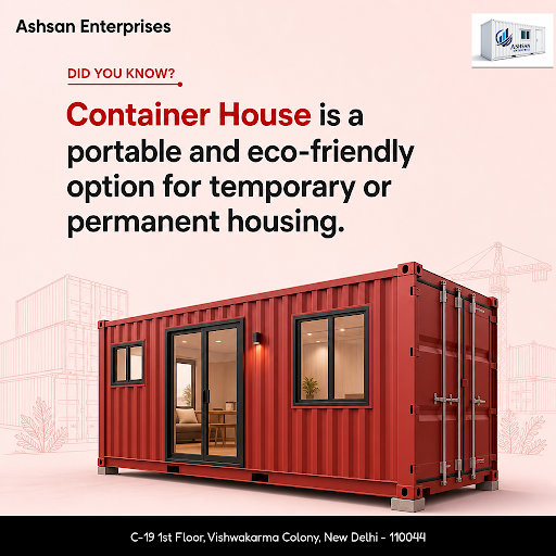 Ashsan Enterprises is your trusted container supplier offering durable container houses and porta…