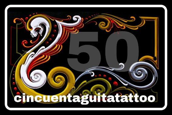 50 Guita Tattoo, Author: Florencia Caceres