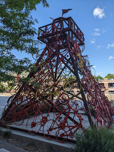 Helena Bike Tower sculpture - United States