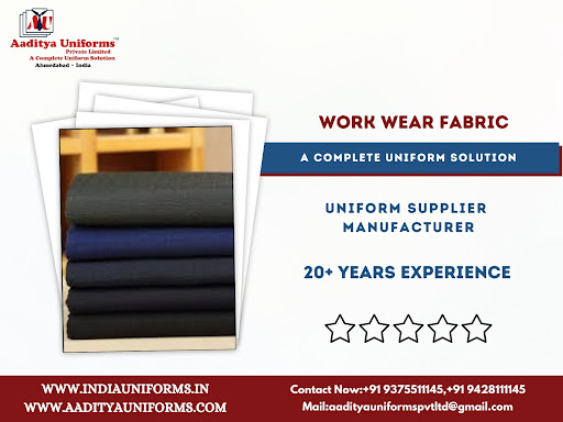 Work Wear Fabric Available At Aaditya Uniforms post image