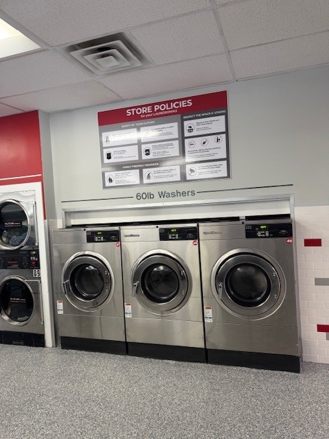 Laundromax facility with washing machines in Attleboro