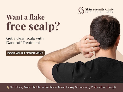 At Skin Serenity Clinic, one of the Top Skin & Hair Clinics in Sangli, we offer expert dandruff t… post image