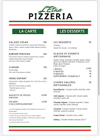 Menu Etna pizza & burger Page 4
