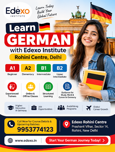 Learn German with Edexo – Rohini Centre, Delhi! post image