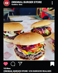Photo n°42 de Original Burger Store Vendôme (Restaurant franchisé) à Vendôme (Restaurant de hamburgers)