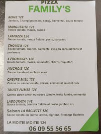 Menu Au Family's Page 1