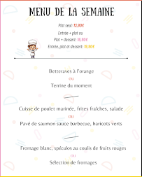 Menu Les Sens Du Partage Page 1