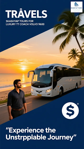 Experience the epitome of luxury travel with Skashyap Tours, offering Volvo 9600 TT coach rides i… post image