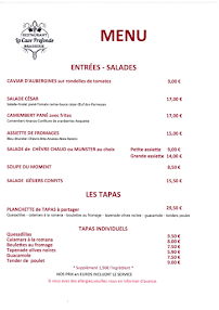 Menu La Cave Profonde - Restaurant Schiltigheim Page 3