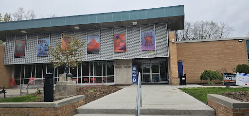 East Lansing Public Library Parking Area