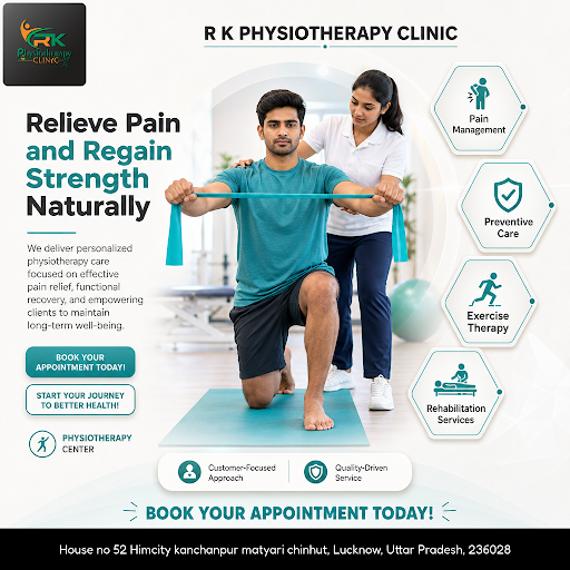 R K Physiotherapy Clinic provides expert rehabilitation services in Lucknow, specializing in pain… post image