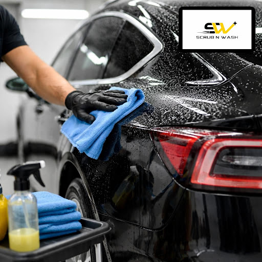 Tired of spending hours washing your car and still not getting that glossy finish? At Scrub N Was…