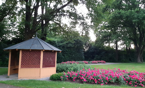Hölzerner Pavillon