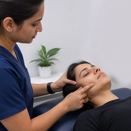 Struggling with jaw pain, clicking sounds, or headaches while chewing or talking? At Dr. Physioca…