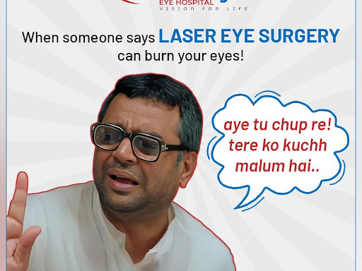 🤔 When someone says Laser Eye Surgery can burn your eyes? post image