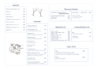 Menu LES PLANCHES Page 2