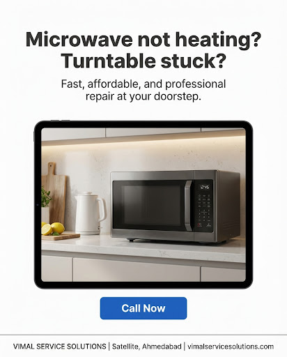 Need urgent microwave repair in Satellite, Ahmedabad? Vimal Service Solutions offers quick, affor… post image