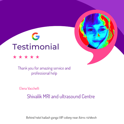 Elena Vacchelli's exceptional experience at Shivalik MRI and Ultrasound Centre in Rishikesh! She…