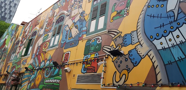 Haji Lane Wall Mural
