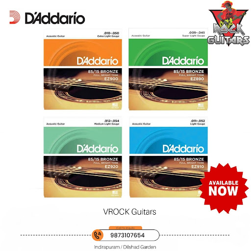D'Addario Strings available in stock