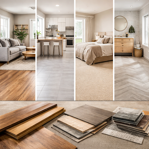 Confused about which flooring suits your bedroom, living room or kitchen? At Palkin Interiors in…