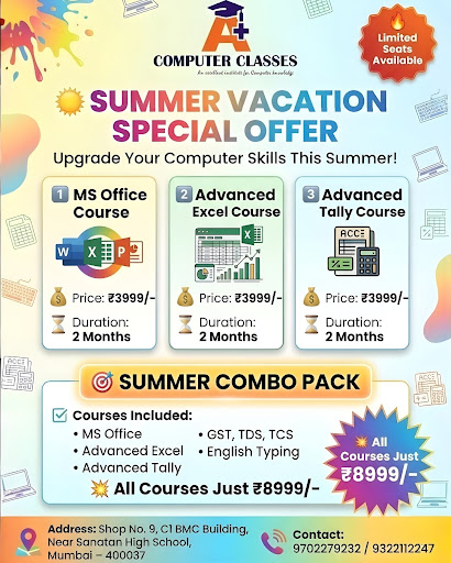 Upgrade your digital skills this summer with A+ Computer Classes, one of the best computer classe… post image