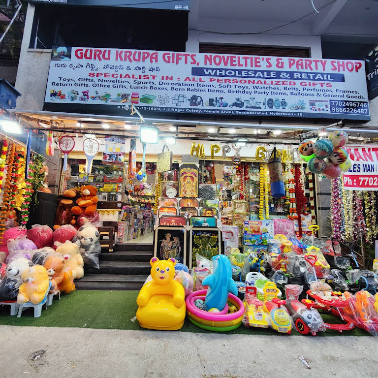 Guru Krupa Gifts, Novelties And Party Shop - Stationery Shop in Alwal