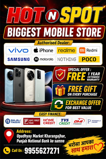 📱 Hot N Spot Mobile Store – अब हर स्मार्टफोन पर शानदार ऑफर्स! 🎉 post image