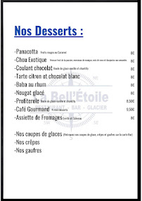 Menu La Bell'Etoile Page 4