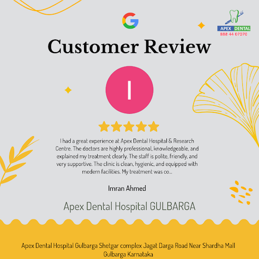 I'm thrilled to share my exceptional experience at Apex Dental Hospital GULBARGA in Kalaburagi! I… post image