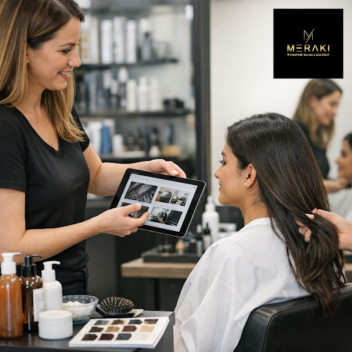 Struggling with hair fall, frizz or dull hair colour? At Meraki Signature Salon and Academy in Pa… post image