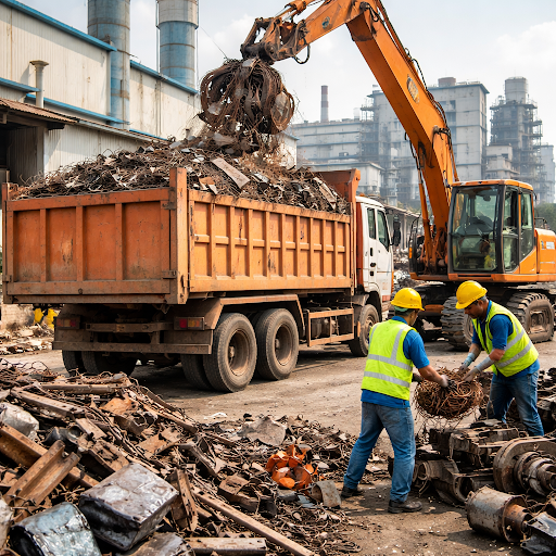 Running a factory in Faridabad means constant metal, iron and industrial scrap. MS TRADERS ALL KI…