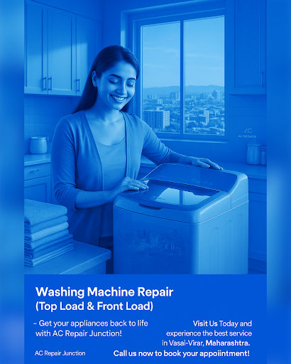 Get your washing machine repaired by the best in Vasai-Virar! At Ac Repair Junction, our team of… post image