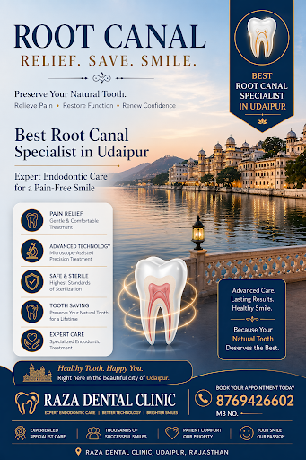 Looking for the best root canal treatment in Udaipur? At Raza Dental Clinic, we provide painless,… post image