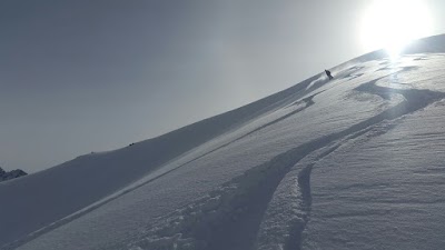 Photos of Aksuu backcountry skiing yurt camp