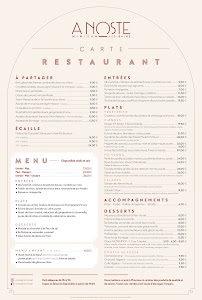 Menu A Noste Mimizan Page 1