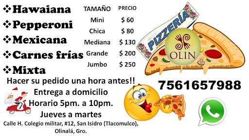 Pizzas Olin - Visual