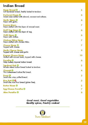 Truro Tandoori Indian Restaurant & Takeaway - Restaurant
