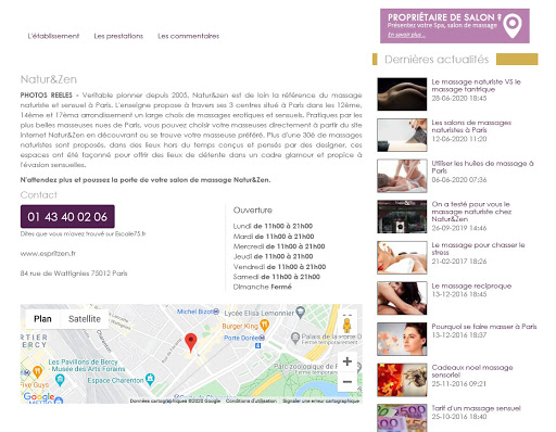 Escale 75 | Annuaire massage érotique