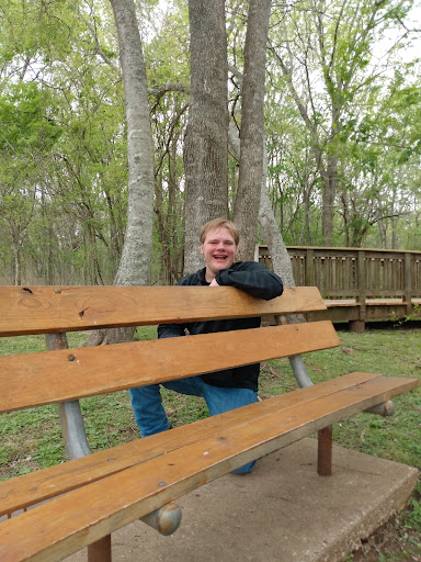 A wooden bench - Thumbnail