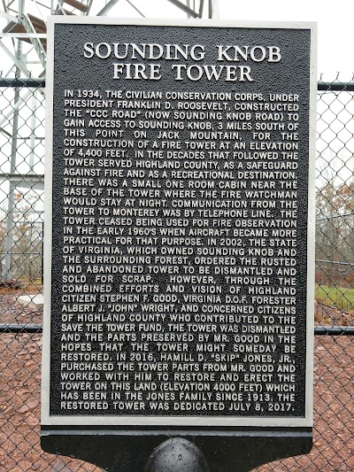 Sounding Knob Fire Tower