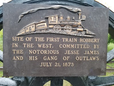 Monument To The First Train Robbery In The West