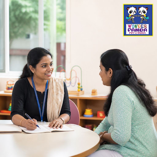 At Wonder Panda Preschool, Kazhakuttom, we believe strong parent-teacher communication is the fou… post image