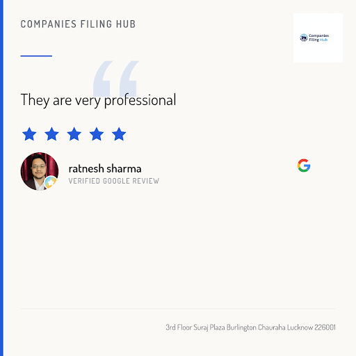 Ratnesh Sharma, a delighted customer, shares his fantastic experience with Companies Filing Hub i…