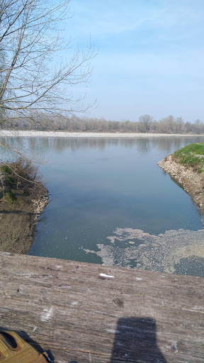 Immissione torrente Crostolo nel Fiume Po - Thumbnail