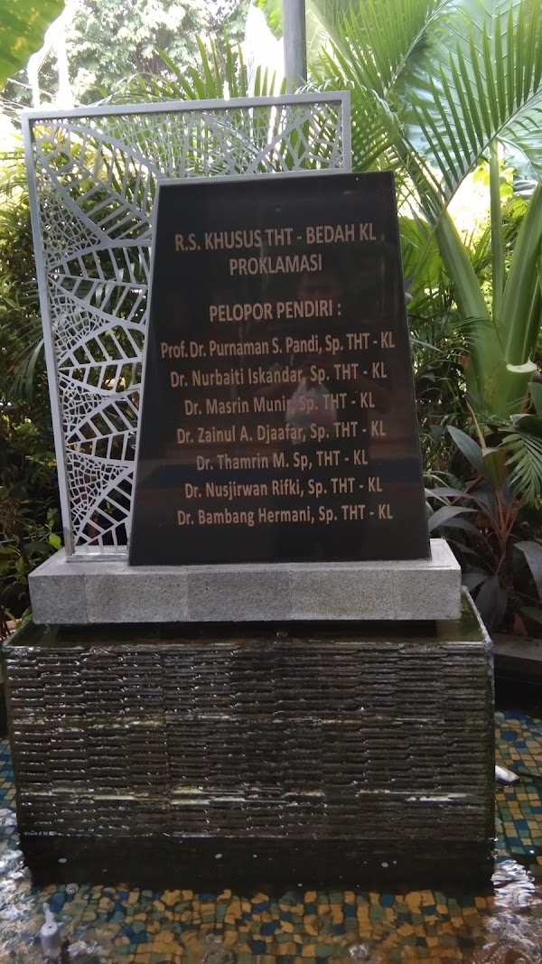 RS. Khusus THT-Bedah KL Proklamasi - Klinik Alergi