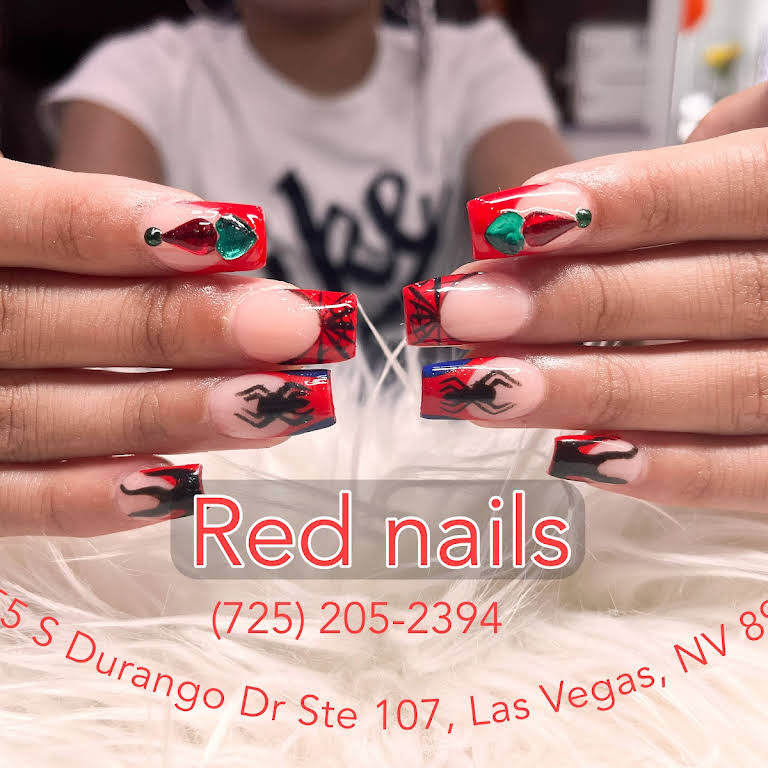 red nails, lv and fashion - image #8562212 on