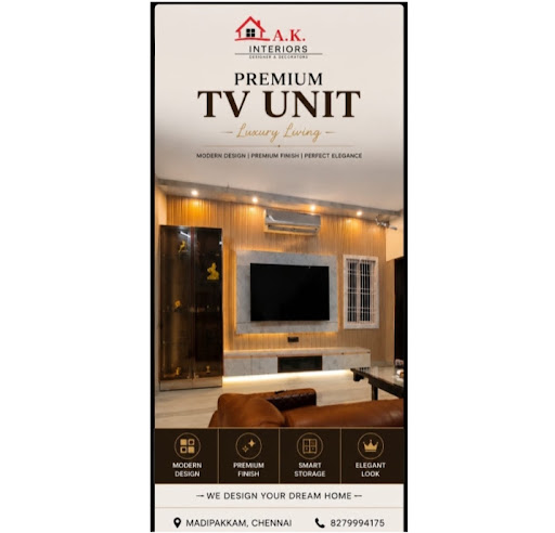 Premium TV Unit in Madipakkam | Luxury Living ✨