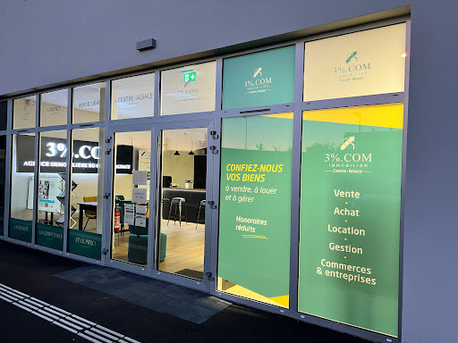 3%.COM Agence Immobilière du Centre-Alsace - Votre Agence Immobilière..., moins cher !!!