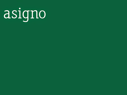 Asigno - Visual